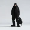 Mochila de esquí para hombre en negro