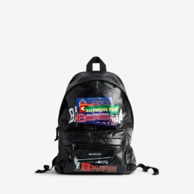 Mochila Explorer para hombre en negro/multicolor