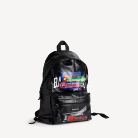 Mochila Explorer para hombre en negro/multicolor