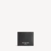 Monedero cuadrado plegable para tarjetas de crédito de hombre en color negro
