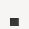 Monedero cuadrado plegable para tarjetas de crédito de hombre en color negro