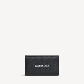 Monedero y cartera para hombre con anilla abierta en color negro