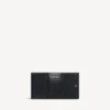 Monedero y cartera para hombre con anilla abierta en color negro