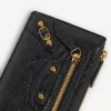 Monedero y tarjetero largo «City» para mujer en negro Monedero y tarjetero largo «City» para mujer en negro