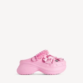Mules Crocs™ para mujer con Jibbitz™ en rosa claro Mules Crocs™ para mujer con Jibbitz™ en rosa claro