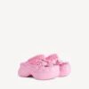 Mules Crocs™ para mujer con Jibbitz™ en rosa claro Mules Crocs™ para mujer con Jibbitz™ en rosa claro