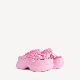 Mules Crocs™ para mujer con Jibbitz™ en rosa claro Mules Crocs™ para mujer con Jibbitz™ en rosa claro