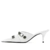 Mules de tacones Cagole «Piel de cordero blanca» 714253WAD4E9081
