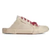 Mules «Paris» «Algodón desgastado blanco y goma blanca» 693952W3PA59060