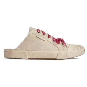 Mules «Paris» «Algodón desgastado blanco y goma blanca» 693952W3PA59060