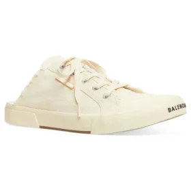 Mules «Paris» «Algodón desgastado blanco y goma blanca» 693953W3RC69090