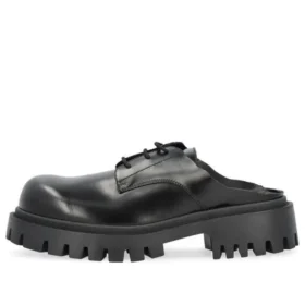 Mules Sergent de 20 mm «Piel de becerro lisa negra» 701392WBD401000