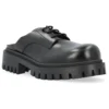 Mules Sergent de 20 mm «Piel de becerro lisa negra» 701392WBD401000
