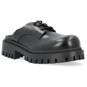 Mules Sergent de 20 mm «Piel de becerro lisa negra» 701392WBD401000