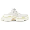 Mules Triple S «Blanco con doble espuma y malla» 755686W3SM29097