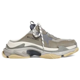 Mules Triple S «Gris azul, doble espuma y malla» 755687W3SM11259
