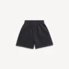 Niños – pantalones cortos de chándal en negro desgastado