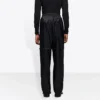 Pantalón Track de nailon con cremallera «Black» 621435TIO541000