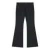 Pantalones acampanados a medida, corte regular «Negro» 704709TLT171000