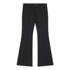 Pantalones acampanados a medida, corte regular «Negro» 704709TLT171000