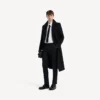 Pantalones ajustados de sastrería para hombre en color negro