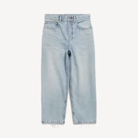 Pantalones capri «Jackie» para mujer en azul claro decolorado