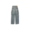Pantalones cargo Denim con cremallera de doble sentido de la colección 24SS «Blue» 773759TPW534868