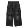 Pantalones cargo grandes «Negro» 790982TKP271000