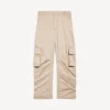 Pantalones cargo holgados para mujer en color beige Pantalones cargo holgados para mujer en color beige