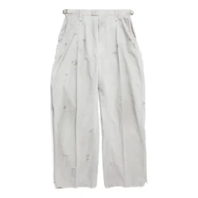 Pantalones cargo minimalistas «Light Grey» 746509TKP271400