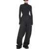 Pantalones cargo minimalistas «Negro» 746509TKP271000