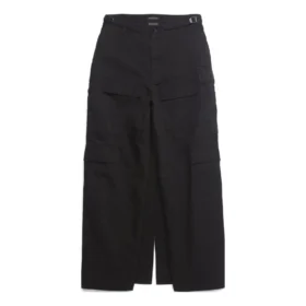 Pantalones cargo tipo delantal «Negro» 748599TKP271000