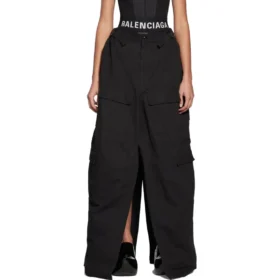 Pantalones cargo tipo delantal «Negro» 748599TKP271000