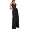 Pantalones cargo tipo delantal «Negro» 748599TKP271000