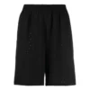 Pantalones cortos con cintura elástica perforada «Negro» 674591TMVD41000