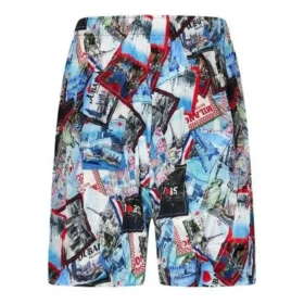 Pantalones cortos con estampado de ciudades «Multicolor» 672410TML058470