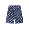 Pantalones cortos con garabatos por toda la superficie «Indigo» 672410TLLJ48502