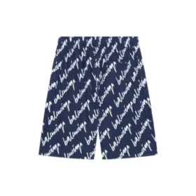 Pantalones cortos con garabatos por toda la superficie «Indigo» 672410TLLJ48502