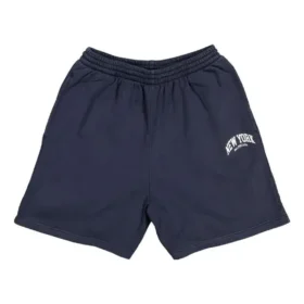 Pantalones cortos de chándal de algodón «Navy White» de Cities New York 676137TLVM30396