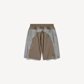 Pantalones cortos de chándal técnico para hombre en color gris