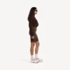 Chaqueta de chándal «techwear» para mujer en color moka Chaqueta de chándal «techwear» para mujer en color moka