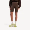 Pantalones cortos de ciclismo sin costuras para mujer en color moka Pantalones cortos de ciclismo sin costuras para mujer en color moka