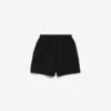 Pantalones cortos de corte holgado para hombre en color negro Pantalones cortos de corte holgado para hombre en color negro
