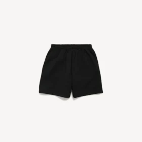 Pantalones cortos de corte holgado para hombre en color negro