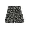 Pantalones cortos de pijama con bandas con logotipo «Negro» 719975TML211269