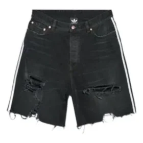 Pantalones cortos holgados Balenciaga x adidas «Negro» 724840TNW541129