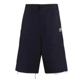 Pantalones cortos holgados de Denim Balenciaga x adidas «Navy» 725587TNP048065