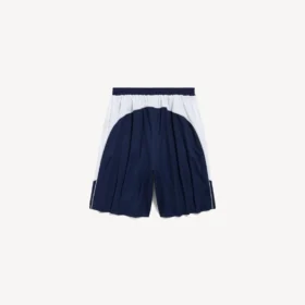 Pantalones cortos holgados de fútbol para hombre en azul marino