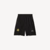 Pantalones cortos holgados de fútbol para hombre en negro Pantalones cortos holgados de fútbol para hombre en negro