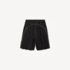 Pantalones cortos holgados de fútbol para hombre en negro Pantalones cortos holgados de fútbol para hombre en negro